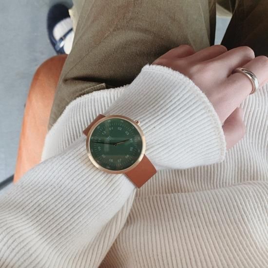 DUSTY OLIVE BROWN 40mm - マベン ウォッチズ MAVEN WATCHES DUSTY OLIVE BROWN 40mm - マベン ウォッチズ MAVEN WATCHES
