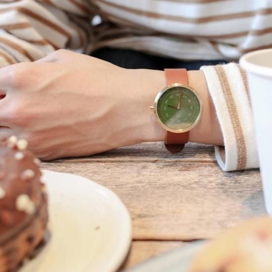 DUSTY OLIVE BROWN 34mm - マベン ウォッチズ MAVEN WATCHES DUSTY OLIVE BROWN 34mm - マベン ウォッチズ MAVEN WATCHES