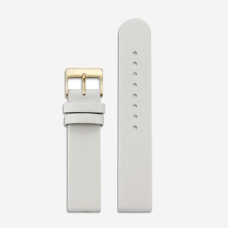 OFFWHITE LEATHER 20mm (GOLD)