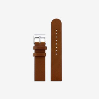 BROWN LEATHER 16mm(SILVER)