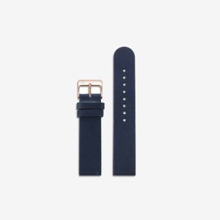 NAVY LEATHER 16mm(ROSEGOLD)