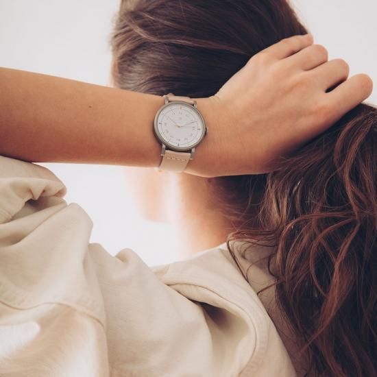 MUS-01 KHAKI P 40MM | Mens Leather Watch | Maven Watches