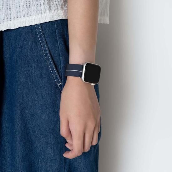 APPLE WATCH BELT NAVY - マベン ウォッチズ MAVEN WATCHES