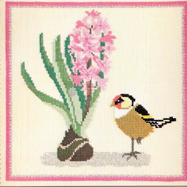 フレメカレンダー　1980 クロスステッチ　刺繍 フレメカレンダー 1980 クロスステッチ 刺繍