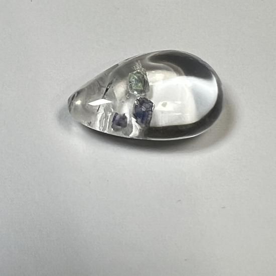 自社研磨品】フローライトinクォーツ カボションルース - atelier