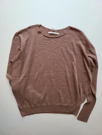 COTTON LINEN WHOLE GARMENT thin tarn pullover