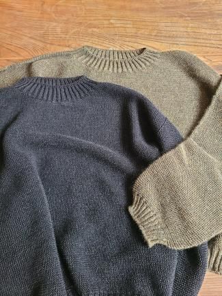 RAMIE YARN garter pullover