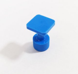 glue tab with smooth structure, 15mm, square(blue)ʣ