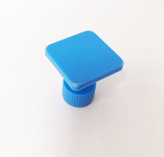 glue tab with smooth structure, 20mm, square(blue)ʣ