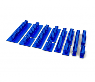 Centipede® Variety Pack Blue Rigid Crease Glue Tabs (12 Pieces)