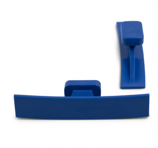 Dead Center 70 x 14 mm Blue Curved Crease Glue Tabs (5 Pack)