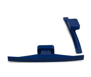 Dead Center® 85 x 7 mm Blue Curved Crease Glue Tabs (5 Pack)