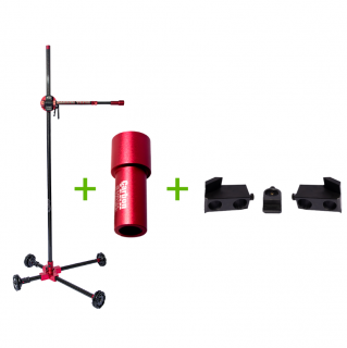 Black Widow + Red Never Loose + Large Battery Mount Bundle