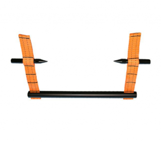 Roof bearing with a rod