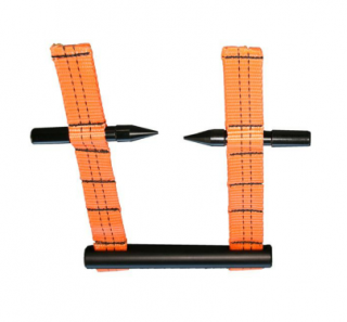 Roof bearing with a short rod