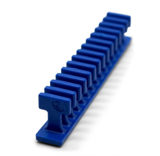 Centipede 12.5 x 105 mm (.5 x 4 in) Blue Flexible Crease Glue Tab
