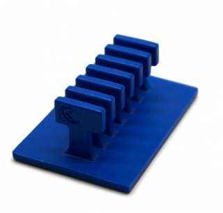 Centipede 38 x 54 mm (1.5 x 2 in) Blue Flexible Crease Glue Tab