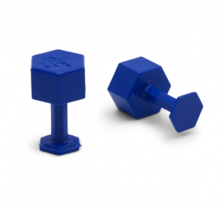 Dent Reaper Dead Center 10 mm Blue Hex Tabs (10 Tabs)