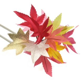 季節の簪＆ブローチキット 紅葉