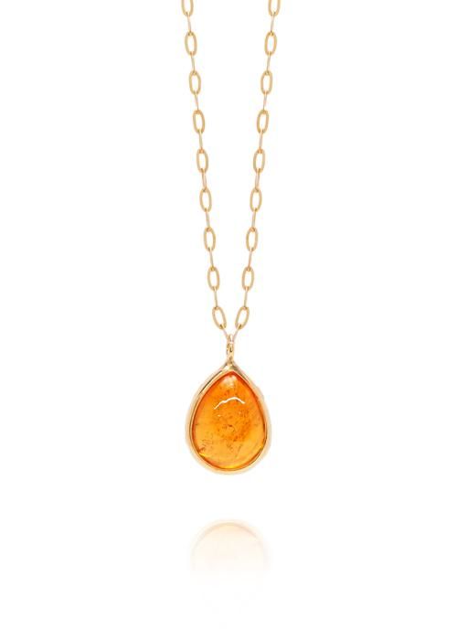 K マンダリンガーネットネックレスjewelry beans 宝石の個性を