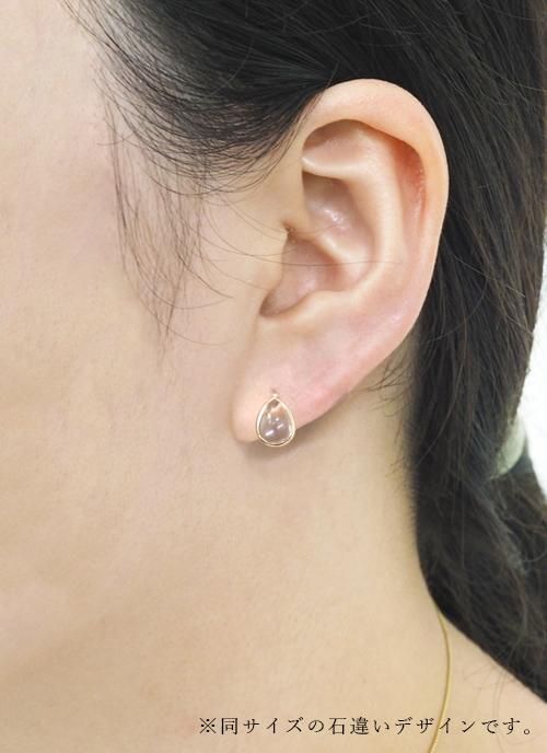 入荷nowオンラインストア K10 ジュエリービーンズ | ピーチモルガナイトピアス アクセサリー