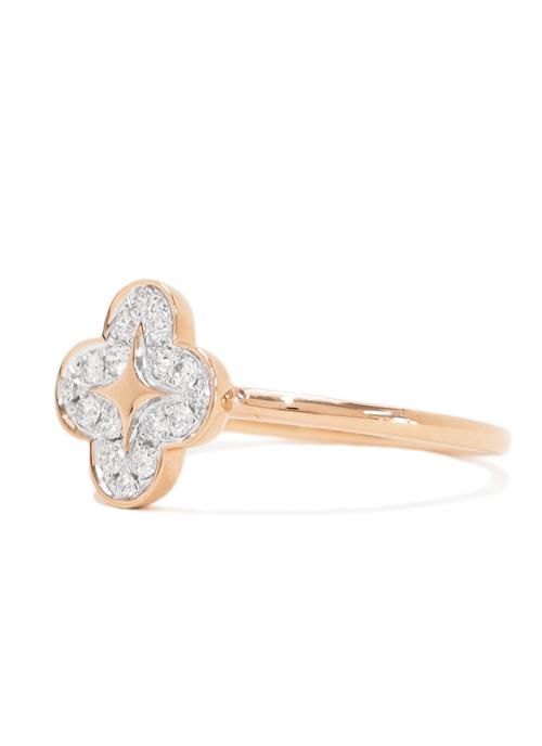 K18PG ダイヤモンド0.16ct リング | Hana・ミモザ - 【ジュエル