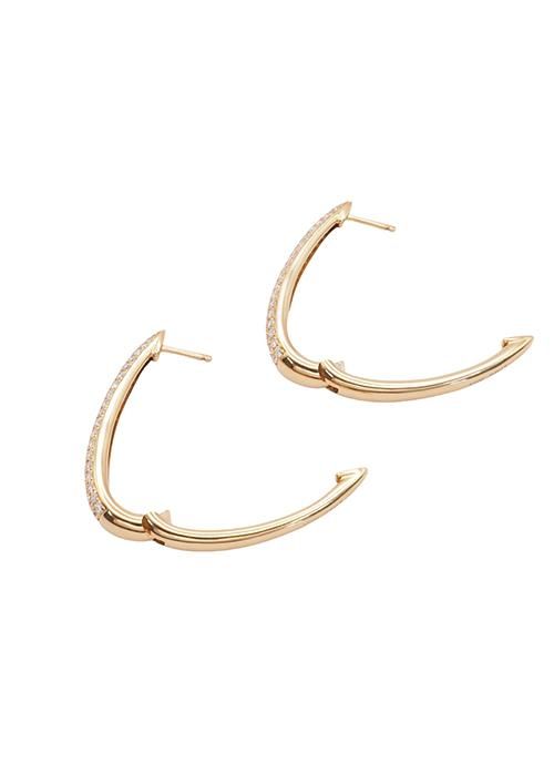 K18PG ダイヤモンド1.08ct ピアス-Hana- | - ベルディア