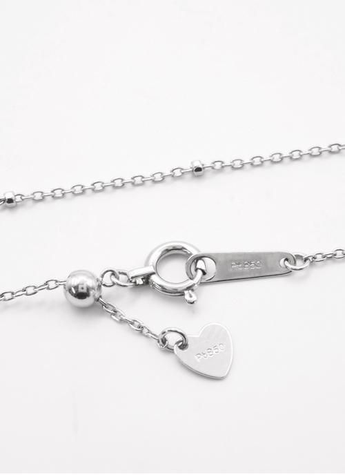 PT ダイヤモンド0.522ct/0.09ctネックレス【F/SI2/GD