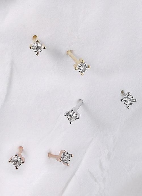 K10WG ダイヤピアス | Timeless Ones - ベルディア-ジュエル K10WG ダイヤピアス | Timeless Ones - ベルディア-ジュエル