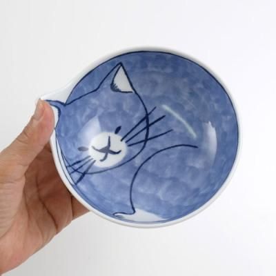 波佐見焼 Neco鉢 木箱4pセット 猫雑貨の店 犬家猫八