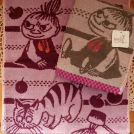 【ムーミン】フェイスタオル リトルミイCAT - 猫雑貨の店【犬家猫八】