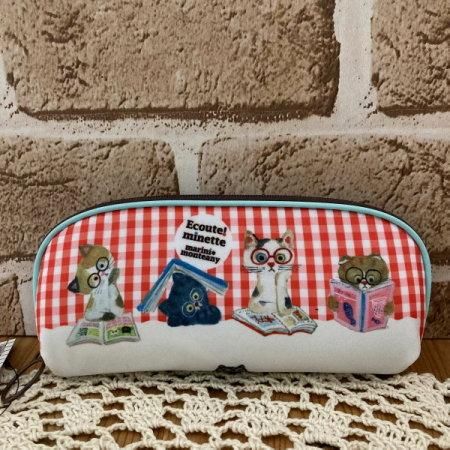 新品　エクートミネット　マリーニモンティーニ　ポーチ　コラージュ　猫　ねこ　ネコ marini＊monteany | 京都のかわいい雑貨屋さん ミハスピトゥー