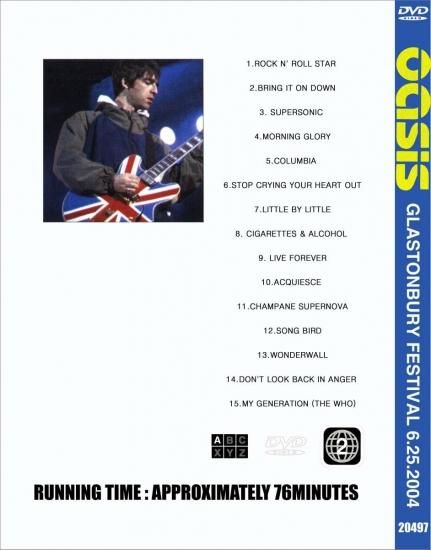 ミュージック Oasis Glastonbury Festival 6.25.2004 DVD オアシス / 2004年6月25日 グラストンベリー公演 プロショット