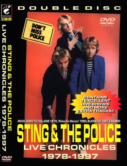 STING & THE POLICE／Live Chronicles 1978-1997 - STRANGELOVE RECORDS