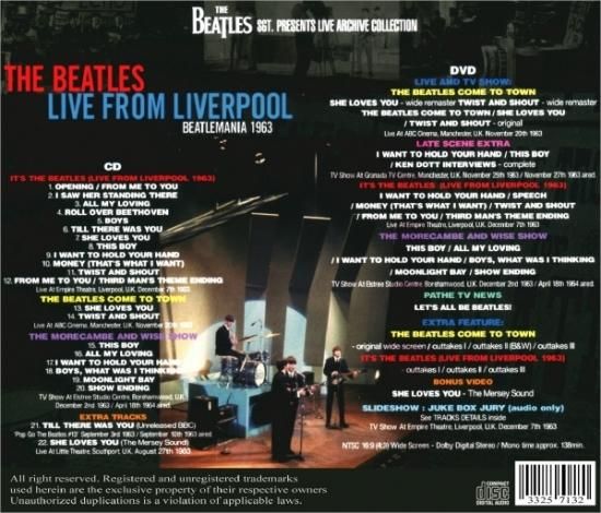BEATLES / LIVE FROM LIVERPOOL