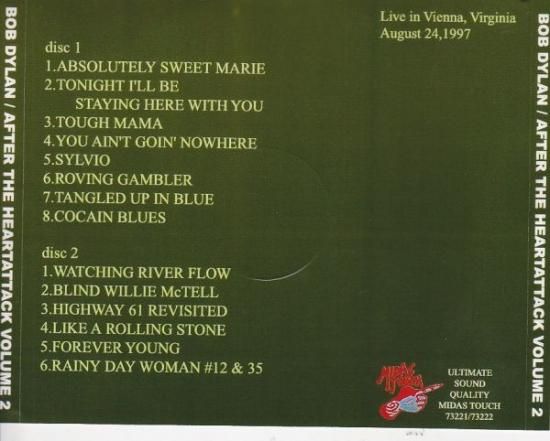 洋楽 BOB DYLAN AFTER THE HEARTATTACK BOB DYLAN / AFTER THE HEARTATTACK 2