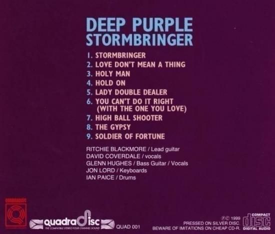 DEEP PURPLE/STORMBRINGER QUADRA MIX - STRANGELOVE RECORDS DEEP PURPLE/STORMBRINGER QUADRA MIX - STRANGELOVE RECORDS