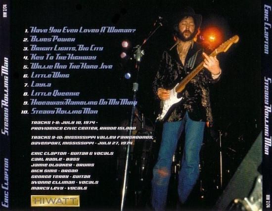 ERIC CLAPTON/STEADY ROLLING MAN - STRANGELOVE RECORDS ERIC CLAPTON/STEADY ROLLING MAN - STRANGELOVE RECORDS