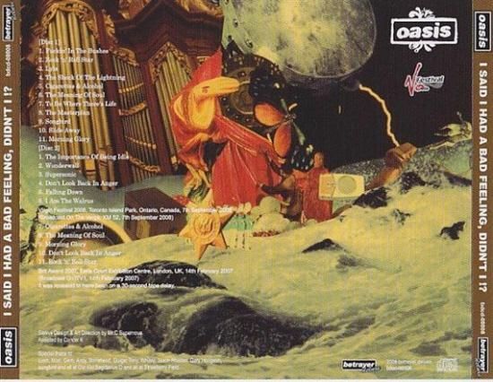 OASIS / I SAID I HAD A BAD FEELING,DIDN'T I!?