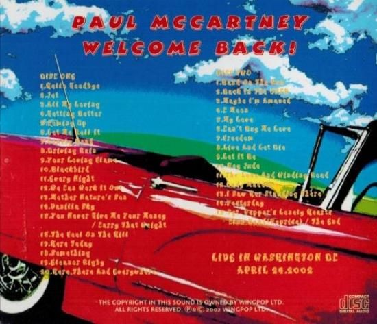 PAUL McCARTNEY / WELCOME BACK!
