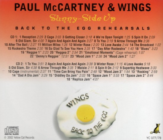 PAUL McCARTNEY & WINGS / SUNNY SIDE UP (2CD) - STRANGELOVE RECORDS