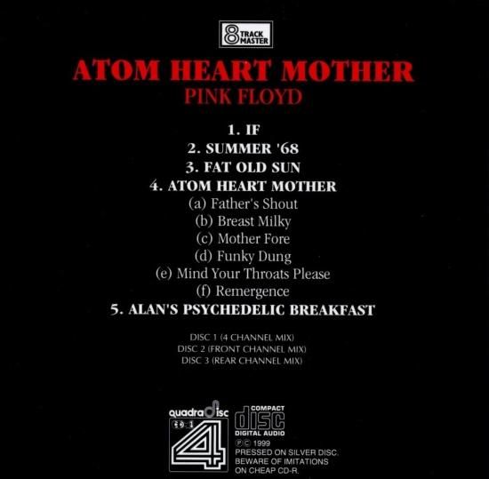 PINK FLOYD／ATOM HEART MOTHER (新品輸入プレス3CD PAPER