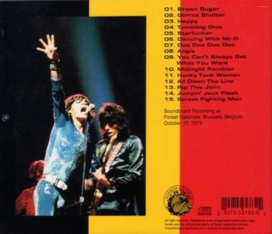 ROLLING STONES / BRUSSELS LEGENDARY 1973