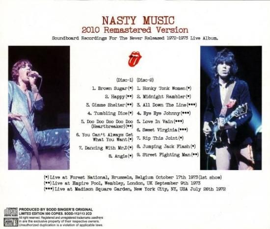 ROLLING STONES / NASTY MUSIC 2010 REMASTERED