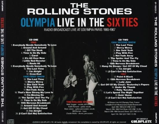 ROLLING STONES / OLYMPIA LIVE IN THE SIXTIES