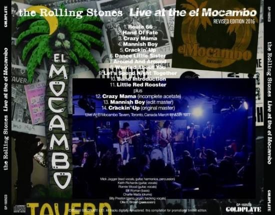 ROLLING STONES / LIVE AT THE EL MOCAMBO CLUB 1977