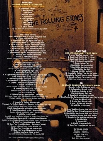 ROLLING STONES / BEGGARS BANQUET SESSIONS ROLLING STONES / BEGGARS BANQUET SESSIONS
