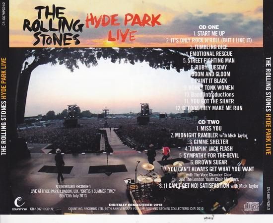 ROLLING STONES / HYDE PARK LIVE