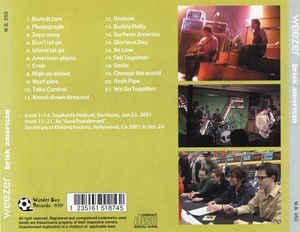 WEEZER / BRISK AMERICAN (1CD) - STRANGELOVE RECORDS
