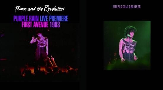 PRINCE / PURPLE RAIN LIVE PREMIERE FIRST AVENUE1983(1BDR)